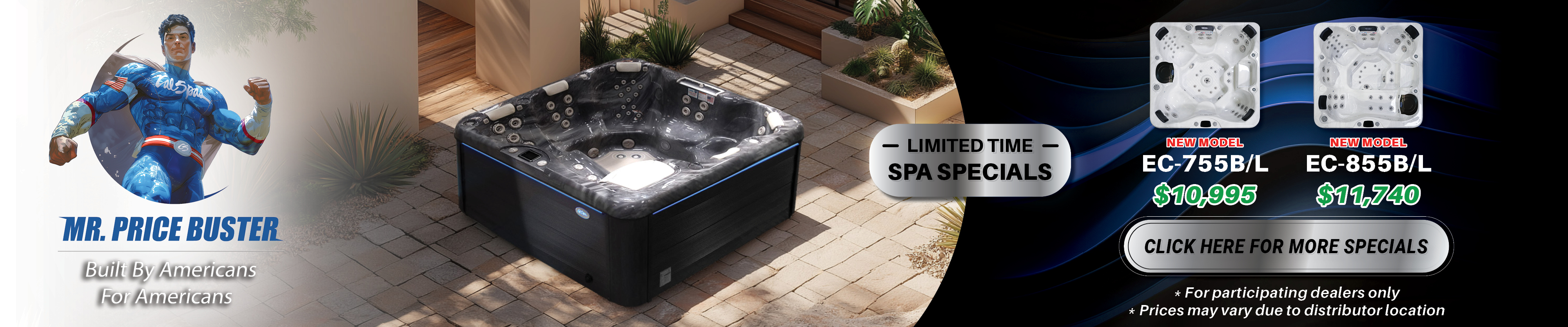 Calspas hot tub being used in a family setting - Salinas